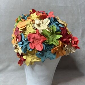 Vintage speedo floral swim cap
